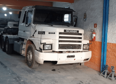 Scania 113 Antes - Link Chapeamento e Pintura